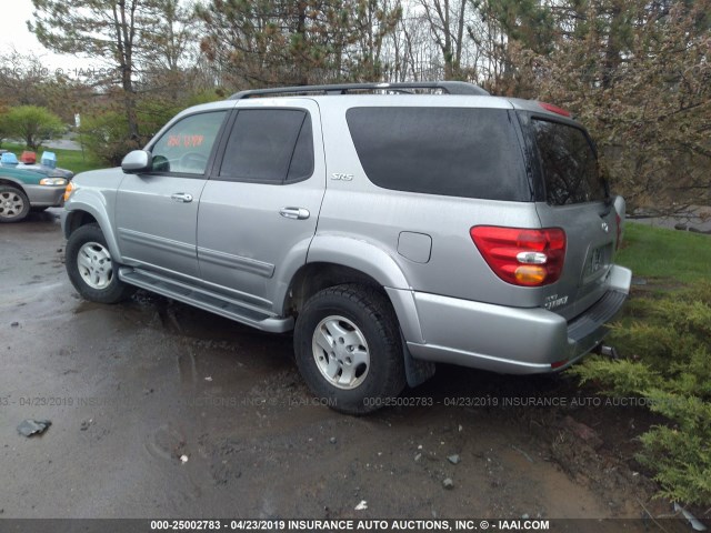 5TDBT44A93S159031 - 2003 TOYOTA SEQUOIA SR5 GRAY photo 3