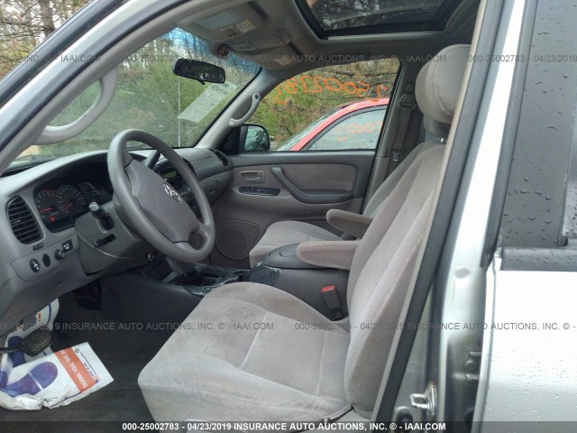 5TDBT44A93S159031 - 2003 TOYOTA SEQUOIA SR5 GRAY photo 5