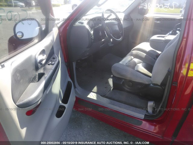 2FTRF07344CA74199 - 2004 FORD F150 SVT LIGHTNING RED photo 5