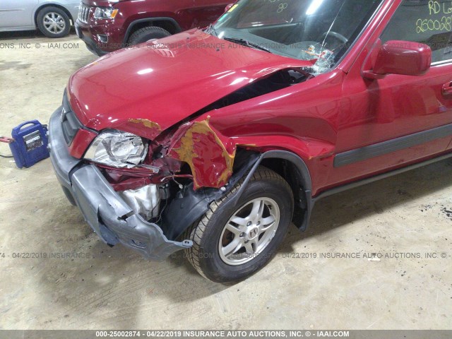 JHLRD1868WC067076 - 1998 HONDA CR-V EX RED photo 6