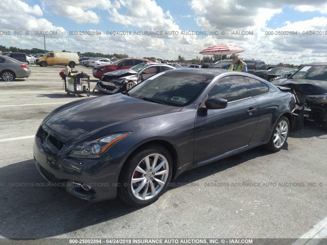 JN1CV6EL4CM472576 - 2012 INFINITI G37 GRAY photo 2