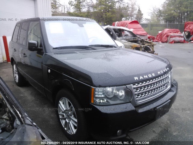 SALME1D44AA308363 - 2010 LAND ROVER RANGE ROVER HSE BLACK photo 1