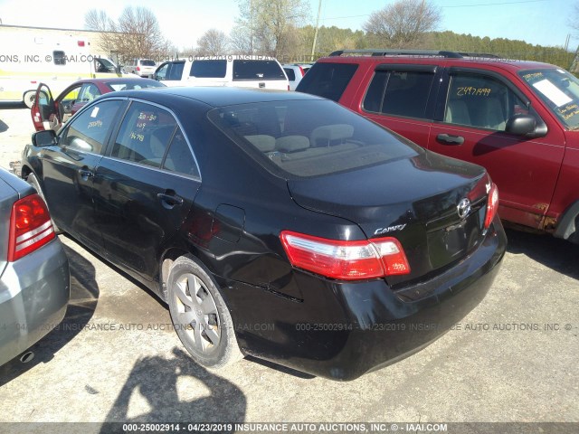 4T1BE46K99U848633 - 2009 TOYOTA CAMRY SE/LE/XLE BLACK photo 3