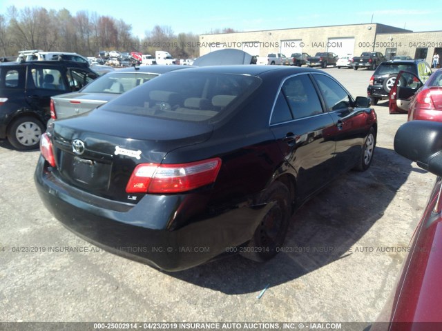 4T1BE46K99U848633 - 2009 TOYOTA CAMRY SE/LE/XLE BLACK photo 4