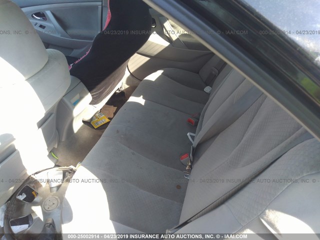 4T1BE46K99U848633 - 2009 TOYOTA CAMRY SE/LE/XLE BLACK photo 8