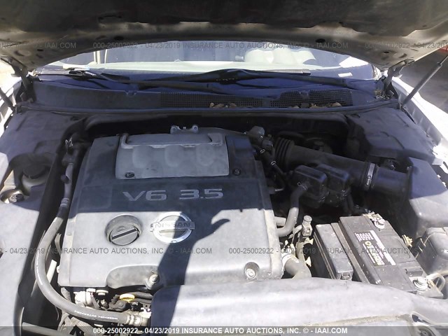 1N4BA41E86C829452 - 2006 NISSAN MAXIMA SE/SL WHITE photo 10