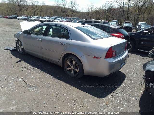 1G1ZD5E08CF354277 - 2012 CHEVROLET MALIBU 2LT SILVER photo 3