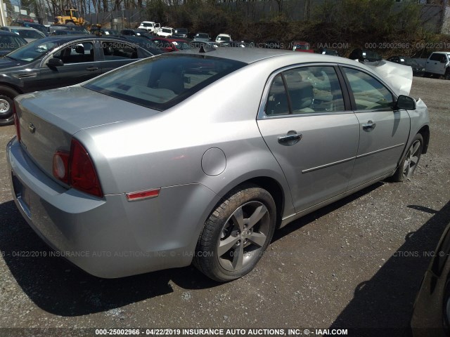 1G1ZD5E08CF354277 - 2012 CHEVROLET MALIBU 2LT SILVER photo 4