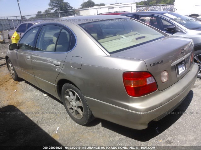 JT8BD68S9Y0102087 - 2000 LEXUS GS 300 Champagne photo 3