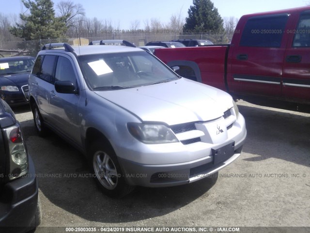 JA4LZ31GX3U119312 - 2003 MITSUBISHI OUTLANDER LS SILVER photo 1