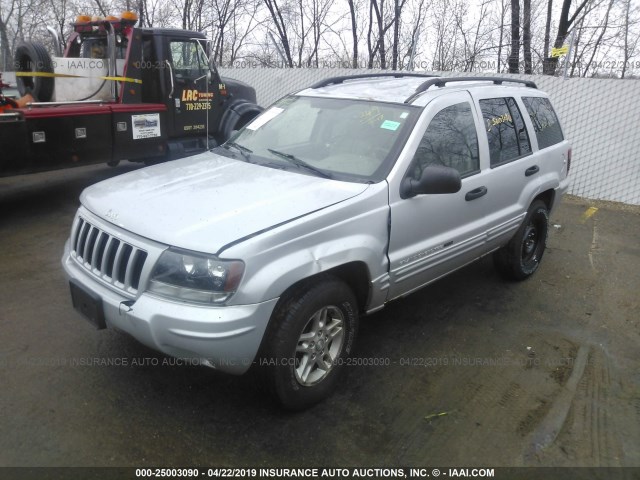 1J4GW48S04C172408 - 2004 JEEP GRAND CHEROKEE LAREDO/COLUMBIA/FREEDOM 银色 照片 2