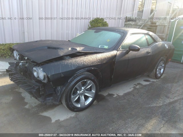 2C3CDZAG8KH561700 - 2019 DODGE CHALLENGER SXT BLACK photo 2