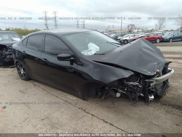 1C3CDFBB3ED917747 - 2014 DODGE DART SXT BLACK photo 1