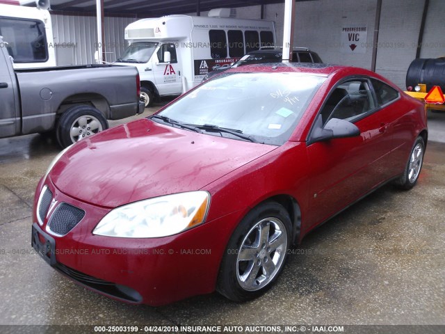 1G2ZH158264271393 - 2006 PONTIAC G6 GT RED photo 2