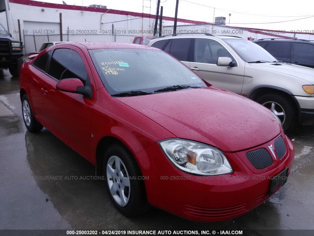 1G2AL18H397137907 - 2009 PONTIAC G5 RED photo 1