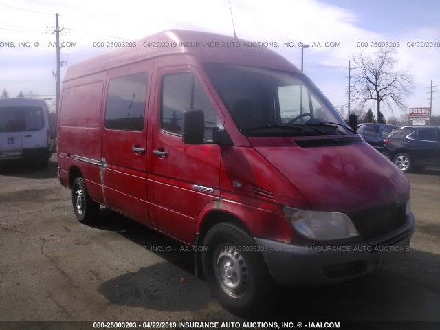 WD0PD644365961438 - 2006 DODGE SPRINTER 2500 RED photo 1