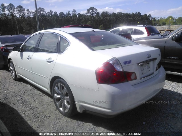 JNKAY01E57M310072 - 2007 INFINITI M35 SPORT WHITE photo 3