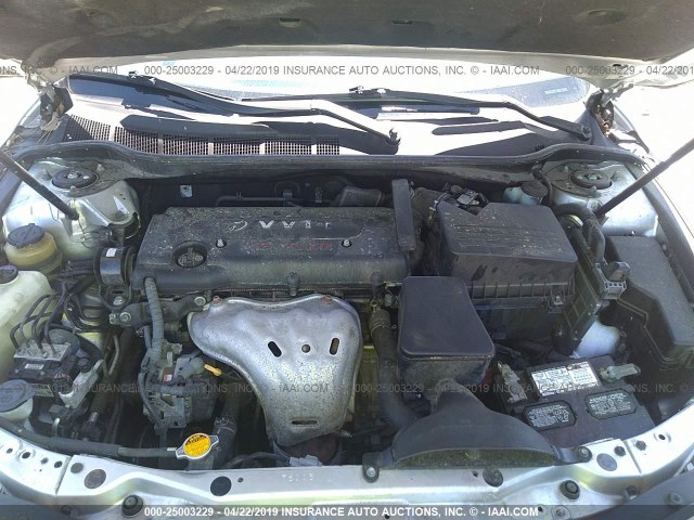 4T1BE46K09U918567 - 2009 TOYOTA CAMRY SE/LE/XLE SILVER photo 10