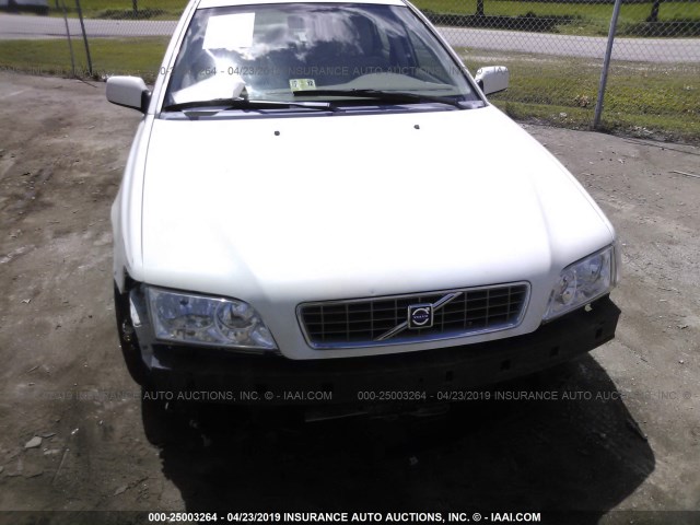 YV1VS27543F000155 - 2003 VOLVO S40 1.9T WHITE photo 6