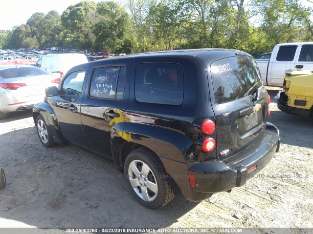 3GNCA13B09S609857 - 2009 CHEVROLET HHR Negro foto 3