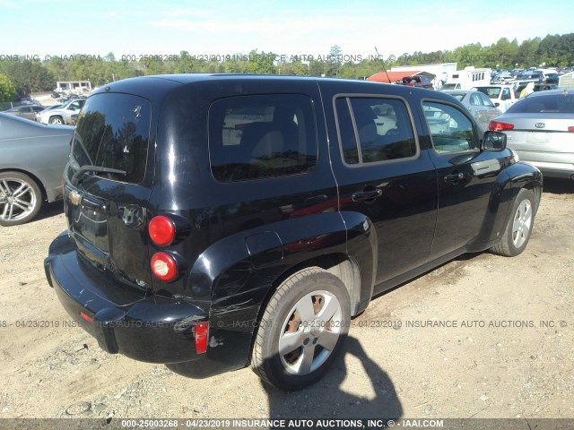 3GNCA13B09S609857 - 2009 CHEVROLET HHR Negro foto 4