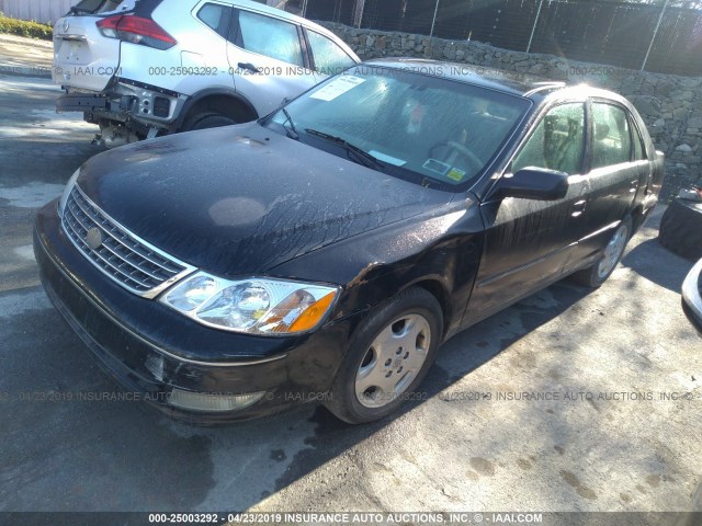 4T1BF28B13U331042 - 2003 TOYOTA AVALON XL/XLS BLACK photo 2