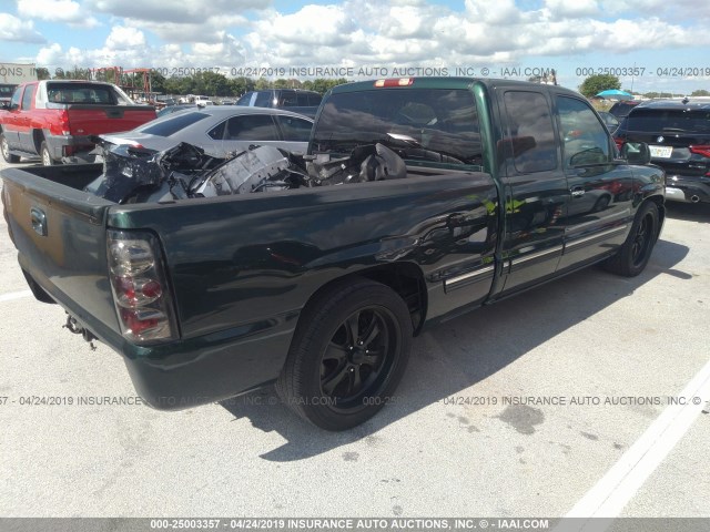 2GCEC19T411255756 - 2001 CHEVROLET SILVERADO C1500 GREEN photo 4