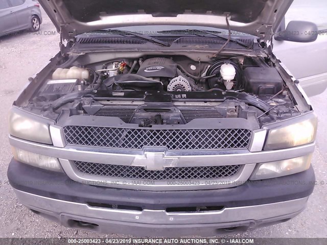 2GCEC13T051282628 - 2005 CHEVROLET SILVERADO C1500 Champagne photo 10