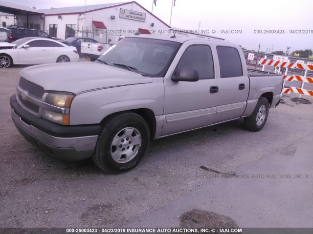 2GCEC13T051282628 - 2005 CHEVROLET SILVERADO C1500 Champagne photo 2