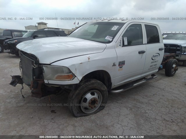 3D6WZ4CL2BG628227 - 2011 DODGE RAM 3500 ST/SLT/LARAMIE WHITE photo 2