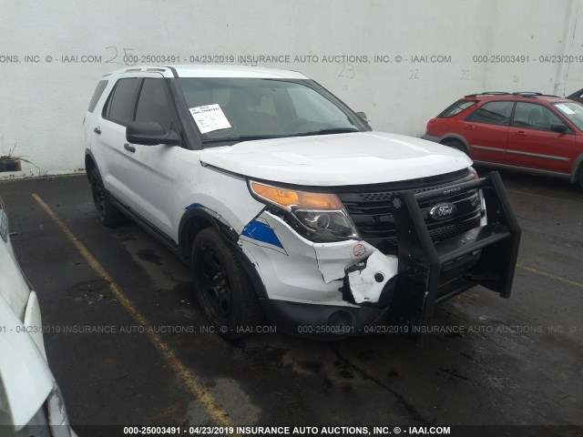 1FM5K8AR4EGB85854 - 2014 FORD EXPLORER POLICE INTERCEPTOR WHITE photo 1