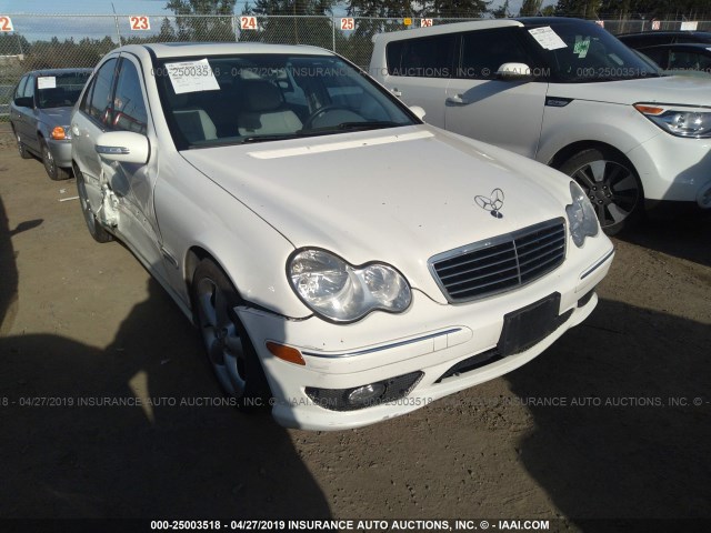 WDBRF52H66F806824 - 2006 MERCEDES-BENZ C GENERATION 2006 230 თეთრი ფოტო 1