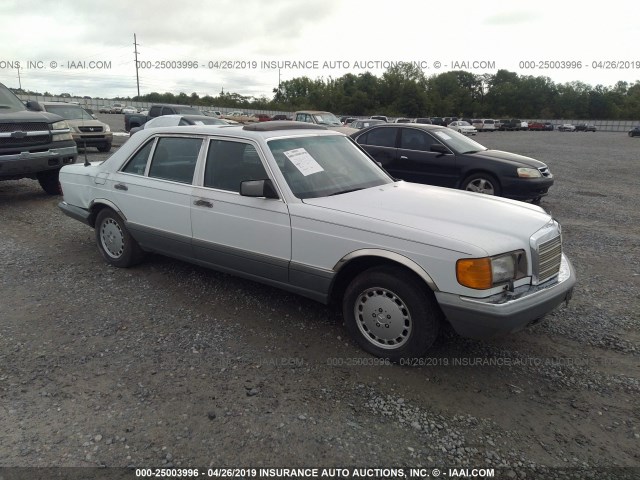 WDBCA35D4JA389338 - 1988 MERCEDES-BENZ 420 SEL WHITE photo 1