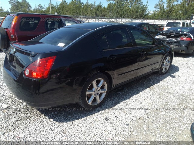 1N4BA41E35C877407 - 2005 NISSAN MAXIMA SE/SL BLACK photo 4