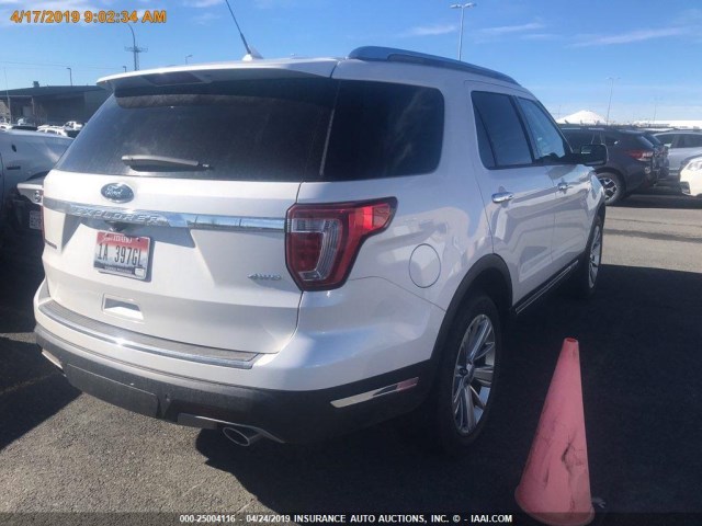 1FM5K8F80KGB48733 - 2019 FORD EXPLORER LIMITED WHITE photo 16