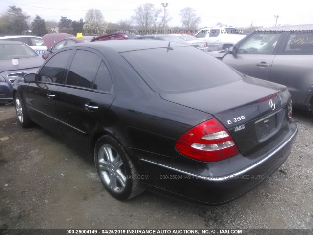 WDBUF56J66A959787 - 2006 MERCEDES-BENZ E 350 BLACK photo 3