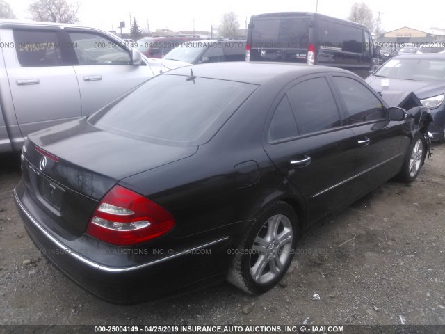 WDBUF56J66A959787 - 2006 MERCEDES-BENZ E 350 BLACK photo 4