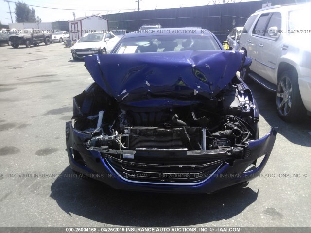 5NPDH4AE0CH064235 - 2012 HYUNDAI ELANTRA GLS/LIMITED 蓝色 照片 6