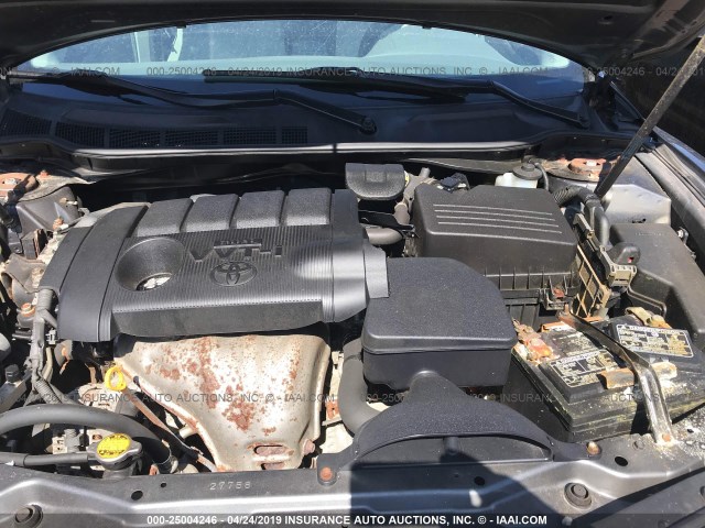 4T1BF3EK0BU147056 - 2011 TOYOTA CAMRY SE/LE/XLE GRAY photo 10