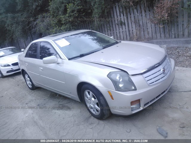 1G6DP577770138905 - 2007 CADILLAC CTS HI FEATURE V6 GOLD photo 1