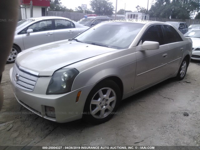 1G6DP577770138905 - 2007 CADILLAC CTS HI FEATURE V6 GOLD photo 2