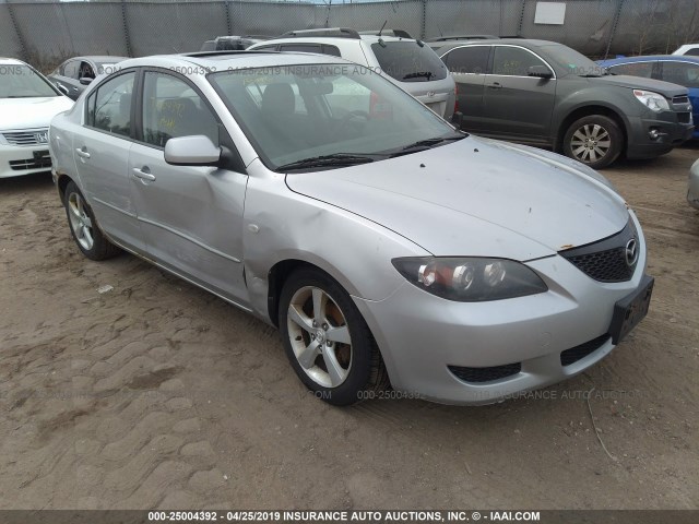 JM1BK32F761543595 - 2006 MAZDA 3 I SILVER photo 1