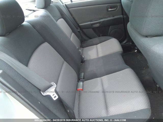 JM1BK32F761543595 - 2006 MAZDA 3 I SILVER photo 8