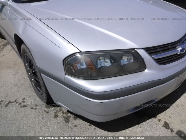 2G1WF52E939187269 - 2003 CHEVROLET IMPALA WHITE photo 6