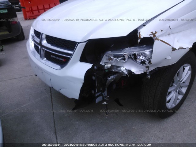 2C4RDGCG4KR512902 - 2019 DODGE GRAND CARAVAN SXT WHITE photo 6