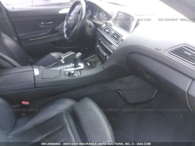 WBA6B2C56DDG66592 - 2013 BMW 650 I BLACK photo 5