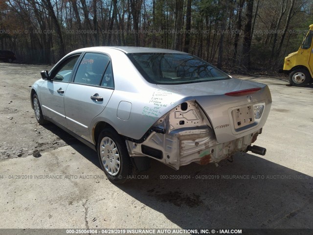 1HGCM56177A167900 - 2007 HONDA ACCORD VALUE SILVER photo 3