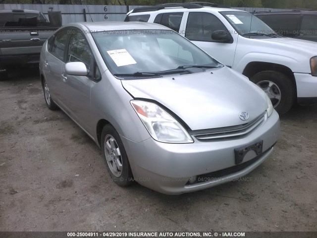 JTDKB20U140104407 - 2004 TOYOTA PRIUS SILVER photo 1