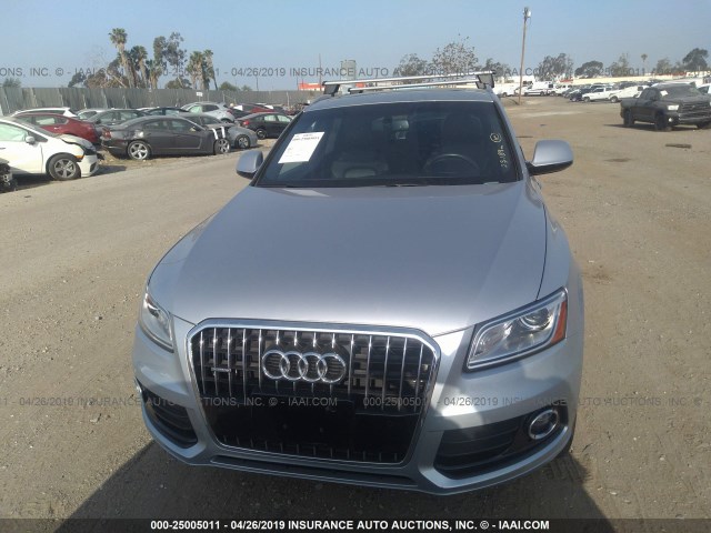 WA1LFAFP5FA110514 - 2015 AUDI Q5 PREMIUM PLUS SILVER photo 6