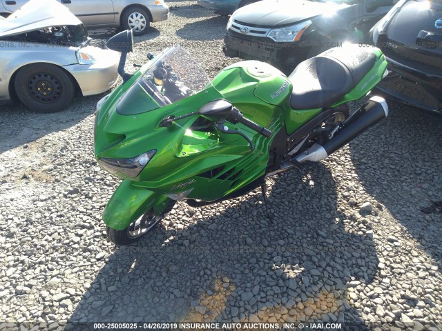 JKBZXNF16DA003684 - 2013 KAWASAKI ZX1400 F GREEN photo 2